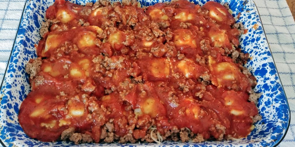 Ravioli Lasagna complete unbaked