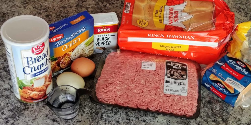 Mini Onion Burger Bundles Ingredients