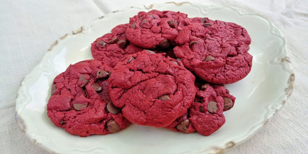 Ladybug Cookies baked cookies on plate 2