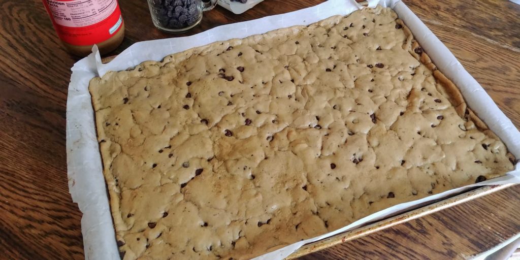 Candy Shop Pizza crust baked