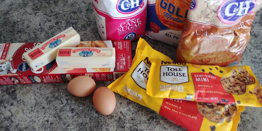 Toll House Pie ingredients