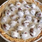 Sherry's Cinnamon Donut Pie complete glazed whole