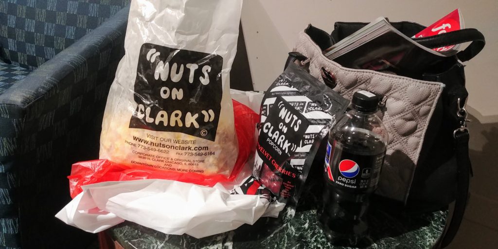 "Nuts on Clark" bags
